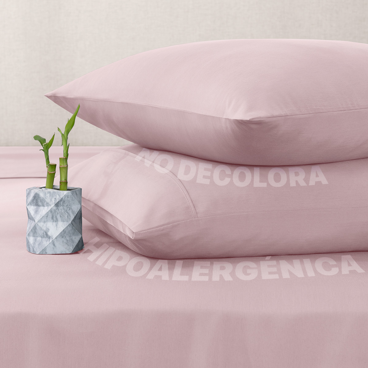 Foto 8 pulgar | Sábana de Bambú Real Textil Matrimonial Rosa Ultra Suave