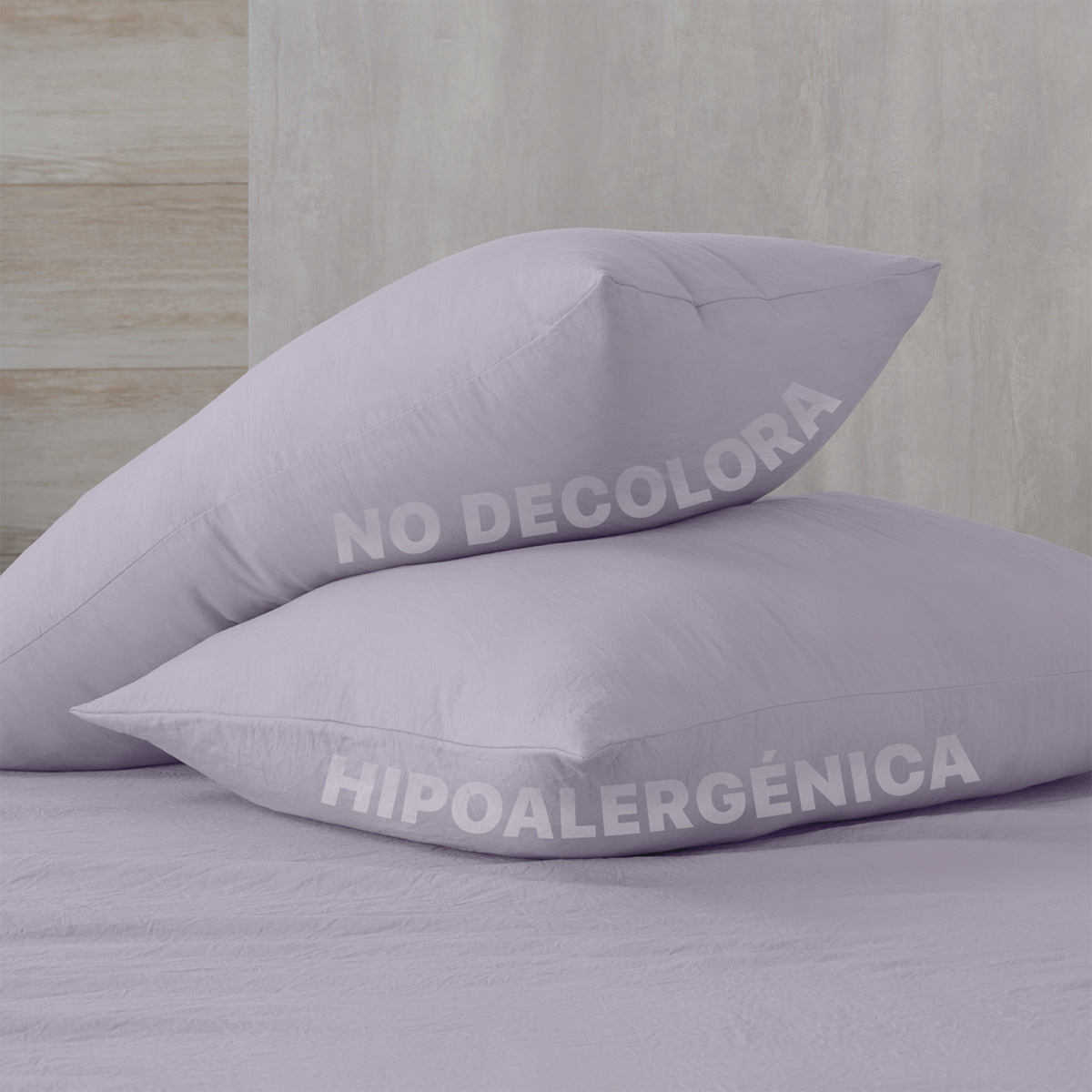 Foto 7 | Sábana con Acabado Tipo Lino Prelavado Esquimal Matrimonial Lila Ultra Suave