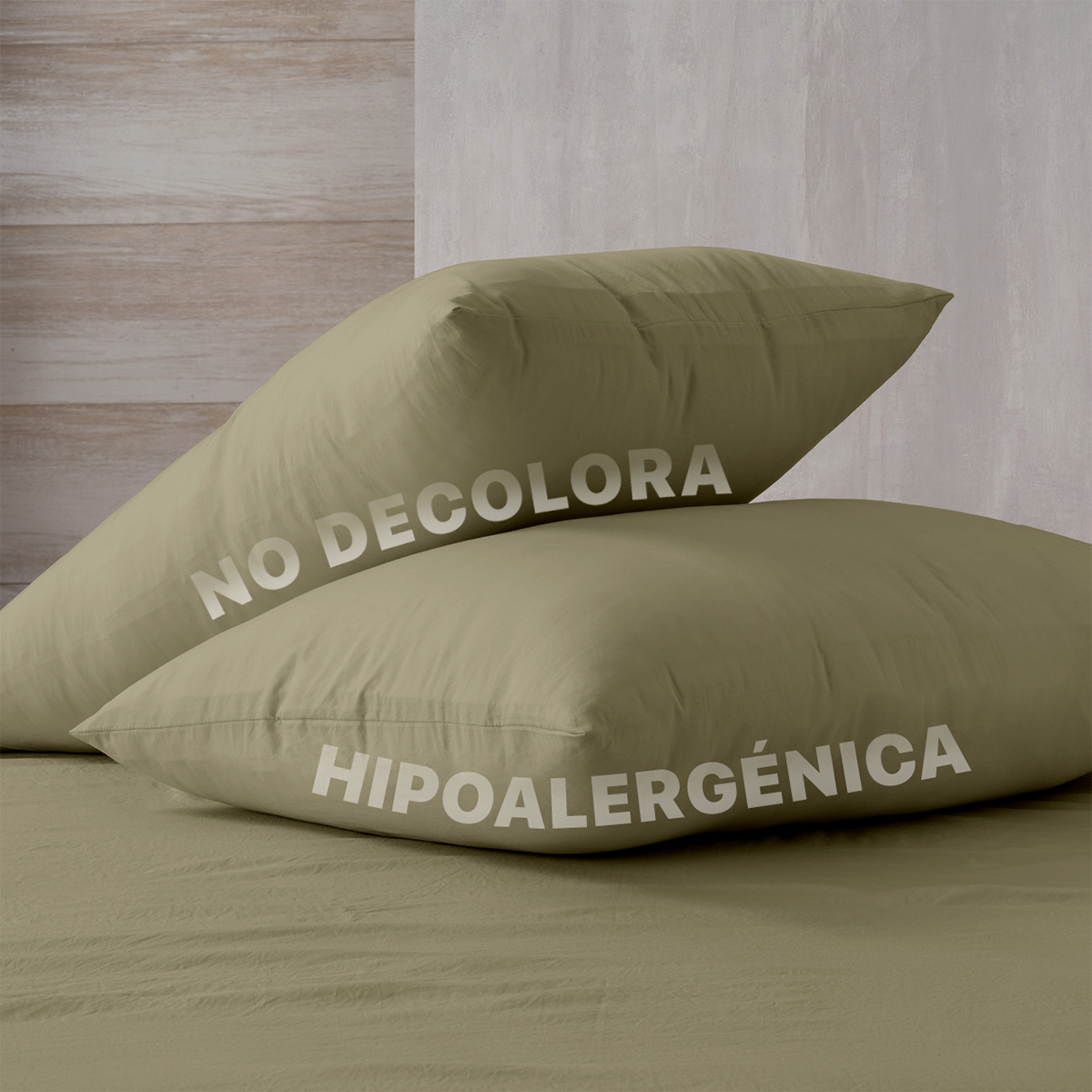 Foto 8 pulgar | Sábana con Acabado Tipo Lino Prelavado Esquimal King Size Verde Ultra Suave