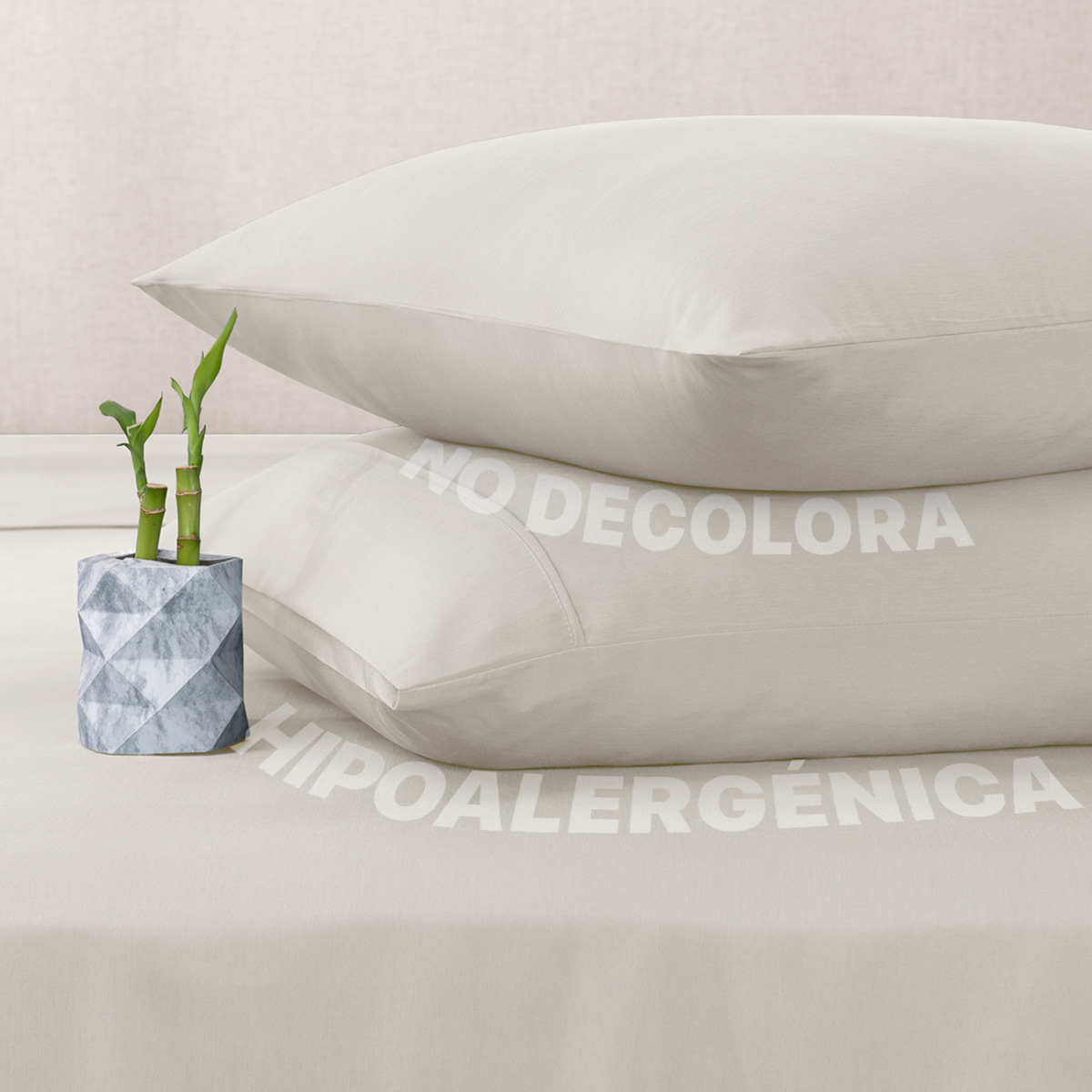 Foto 8 pulgar | Sábana de Bambú Real Textil Queen Size Beige Ultra Suave