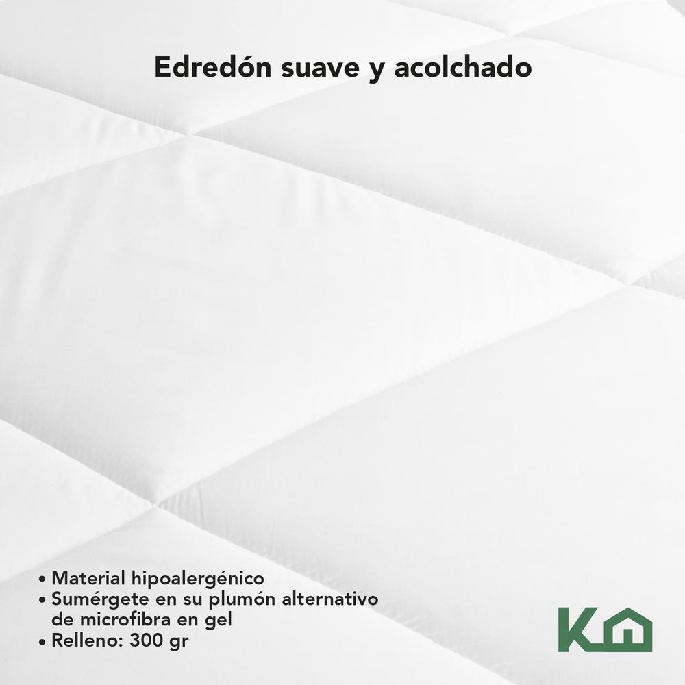 Foto 6 pulgar | Colchón Matrimonial + Cubrecolchón Con Sábanas + Edredón 6pz