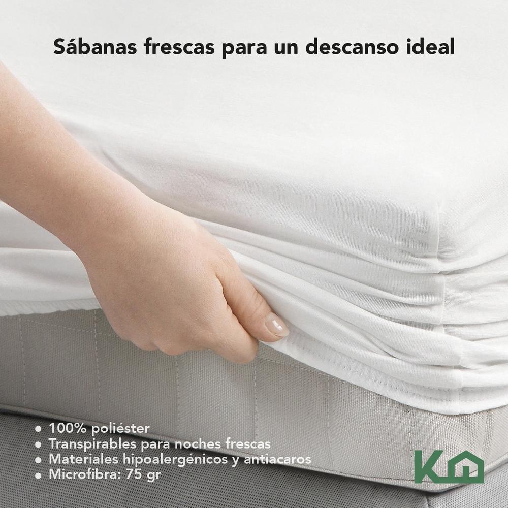 Foto 7 pulgar | Colchón Matrimonial + Cubrecolchón Con Sábanas + Edredón 6pz
