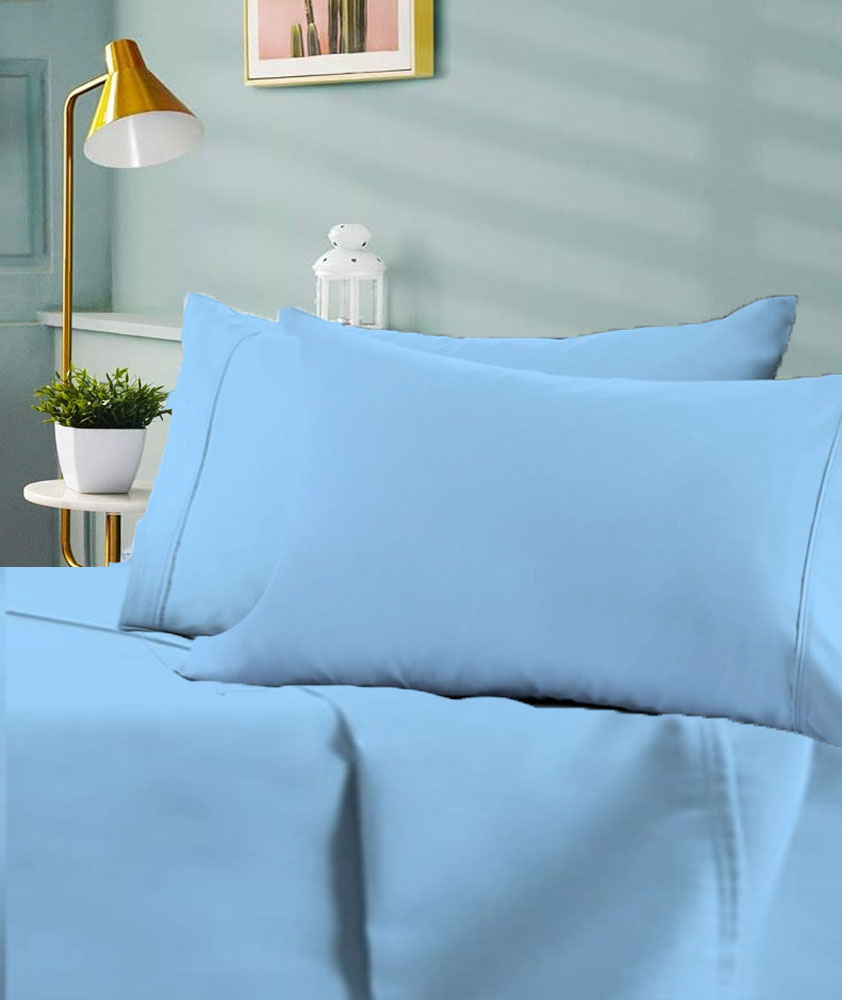 Foto 4 pulgar | Juego De Sabanas Baby Blue Matrimonial Kyuden Home