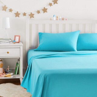 Foto 2 | Juego De Sabanas Microfibra Frescas Y Antiarrugas Azul Pastel Matrimonial Kyuden Home