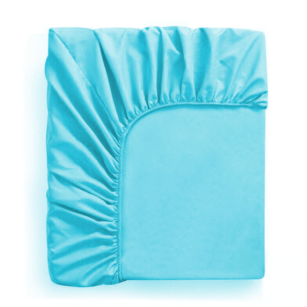 Foto 4 | Juego De Sabanas Microfibra Frescas Y Antiarrugas Azul Pastel Matrimonial Kyuden Home