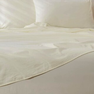 Foto 4 | Juego De Sabanas Microfibra Frescas Y Antiarrugas Marfil Matrimonial Kyuden Home