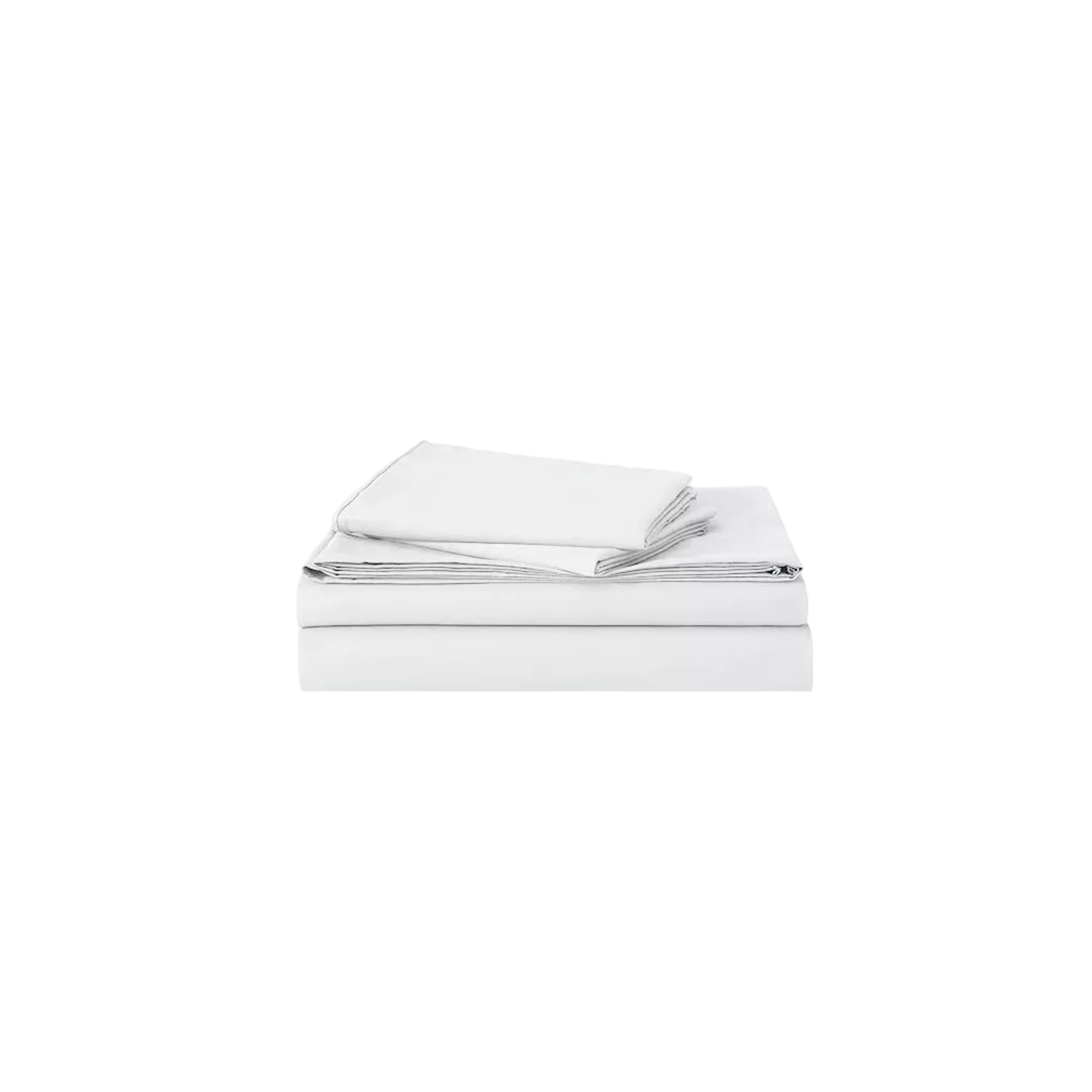 Juego De Sabanas Individuales 100% Poliéster Microfibra 3 Pz Color Blanco