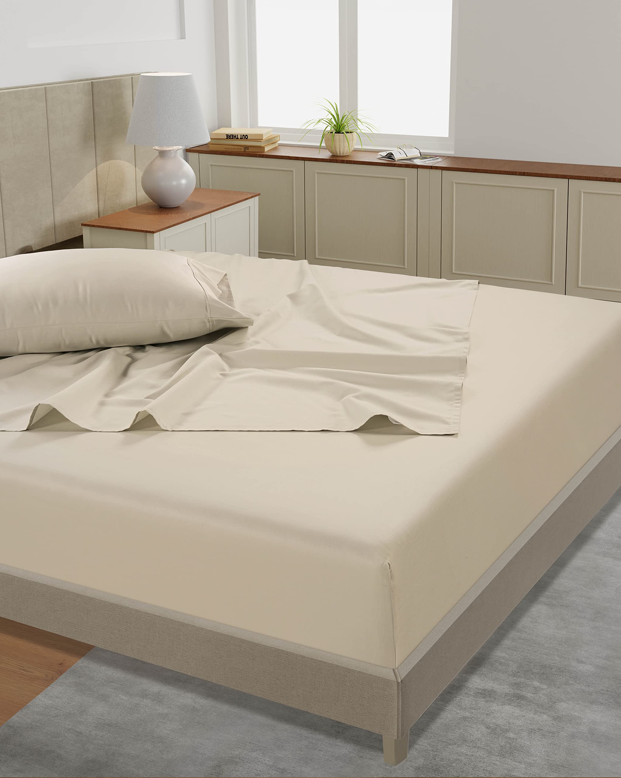 Foto 4 | Juego De Sábanas Lane Linen, Tamaño King, 450 Hilos, 100% Algodón - Venta Internacional.