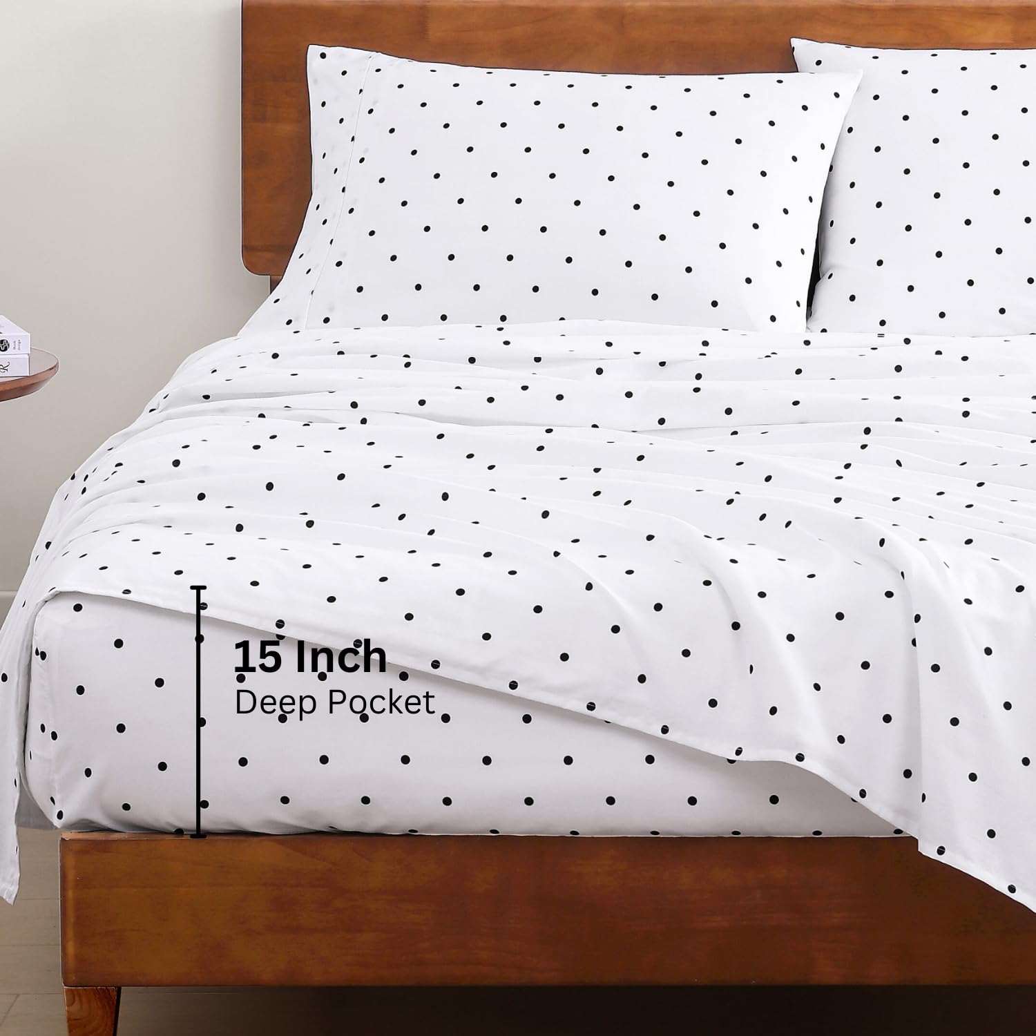 Foto 5 | Juego De Sábanas Lane Linen 100% Algodón Orgánico Twin Xl Negro - Venta Internacional.