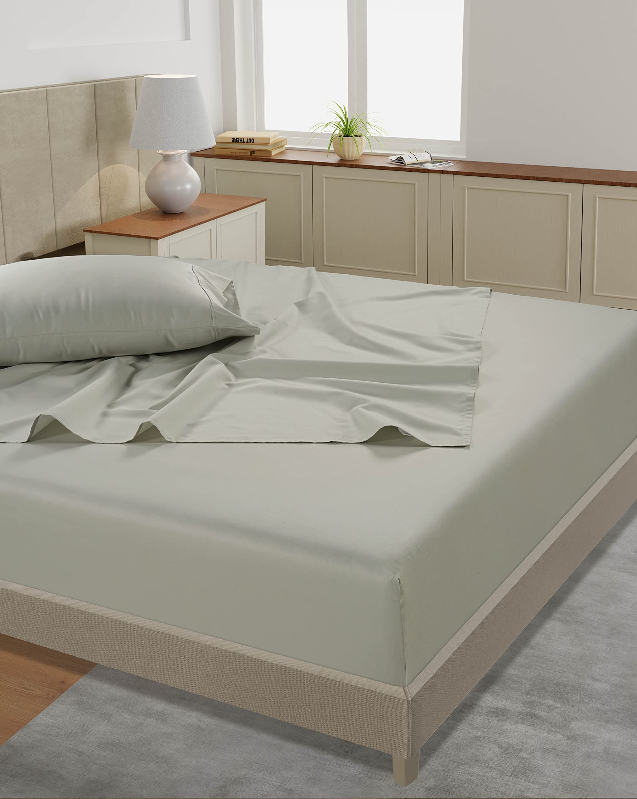 Foto 4 | Juego De Sábanas Lane Linen Twin Xl 450tc 100% Algodón Moonstruck - Venta Internacional.