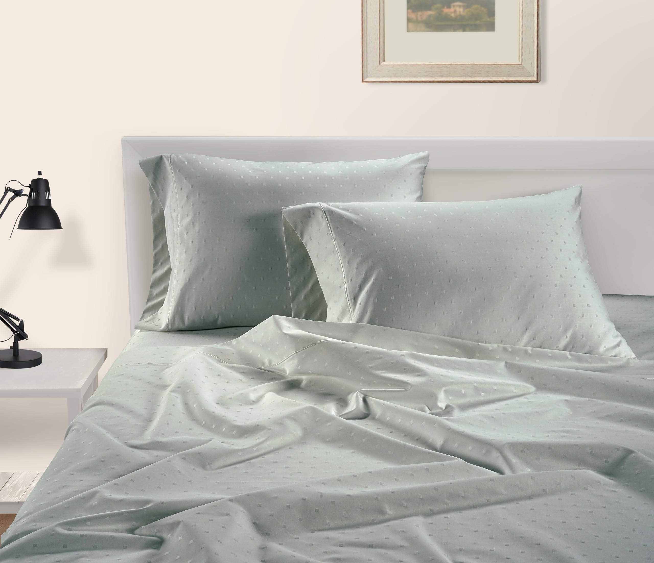 Foto 3 | Sábanas Lane Linen, 100% Algodón Egipcio, 1000 Hilos, Tamaño Doble - Venta Internacional.