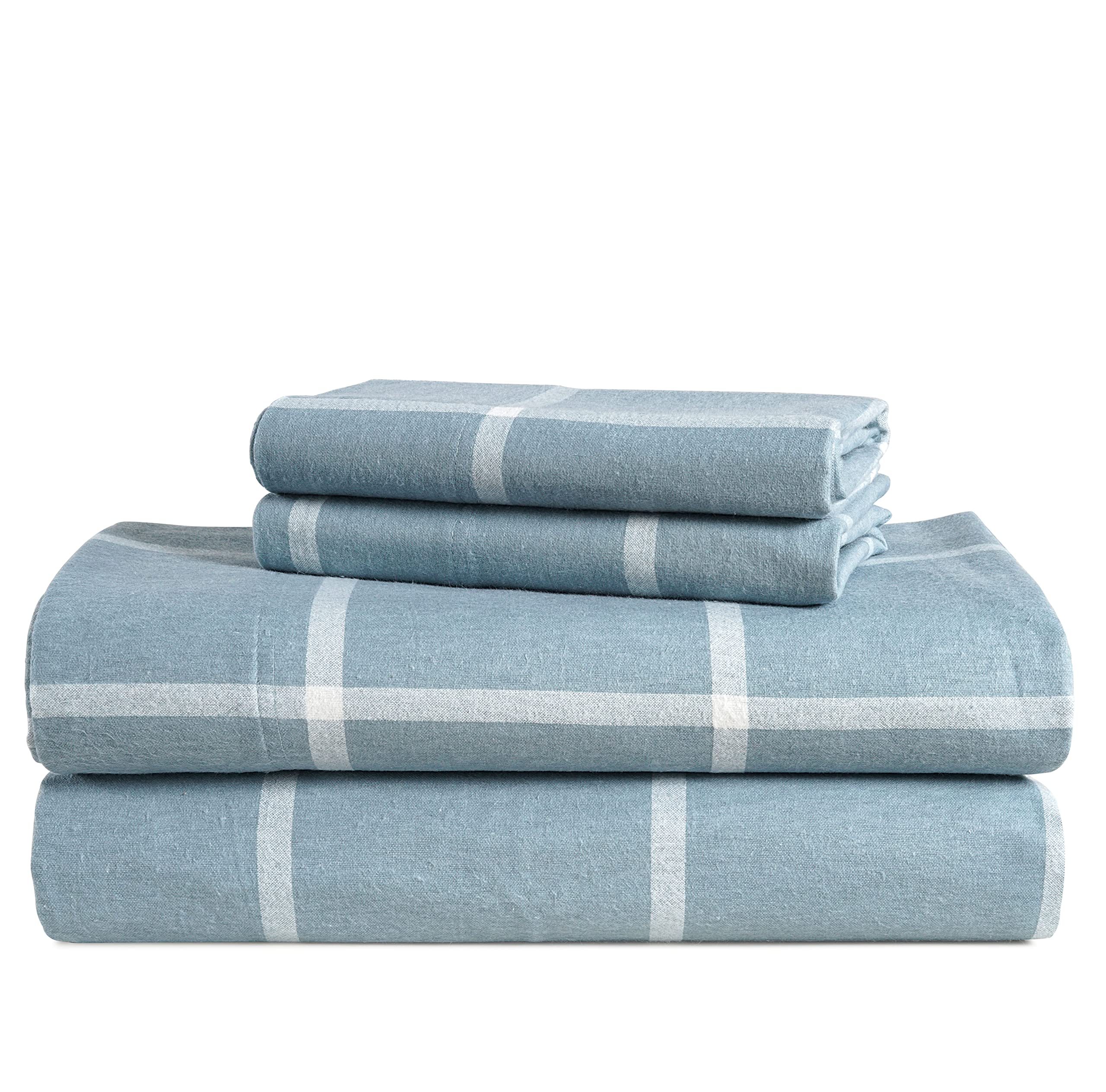 Juego De Sábanas De Franela Lane Linen 100% Algodón California King - Venta Internacional.