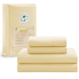 Sábanas Lane Linen King Size, 100% Algodón Orgánico, Vainilla - Venta Internacional.