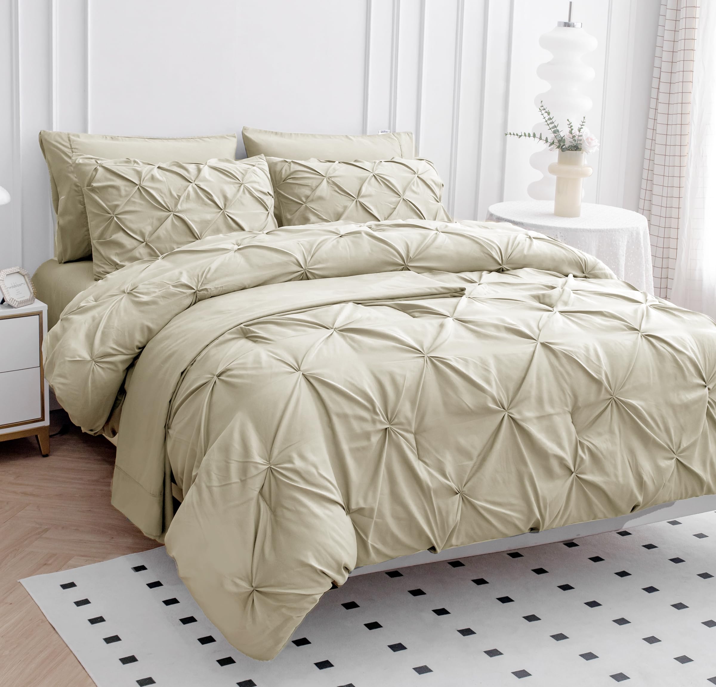 Foto 4 pulgar | Juego De Edredón Lane Linen De Tamaño Completo Con Sábanas Y Fundas De Almohada - Venta Internacional.