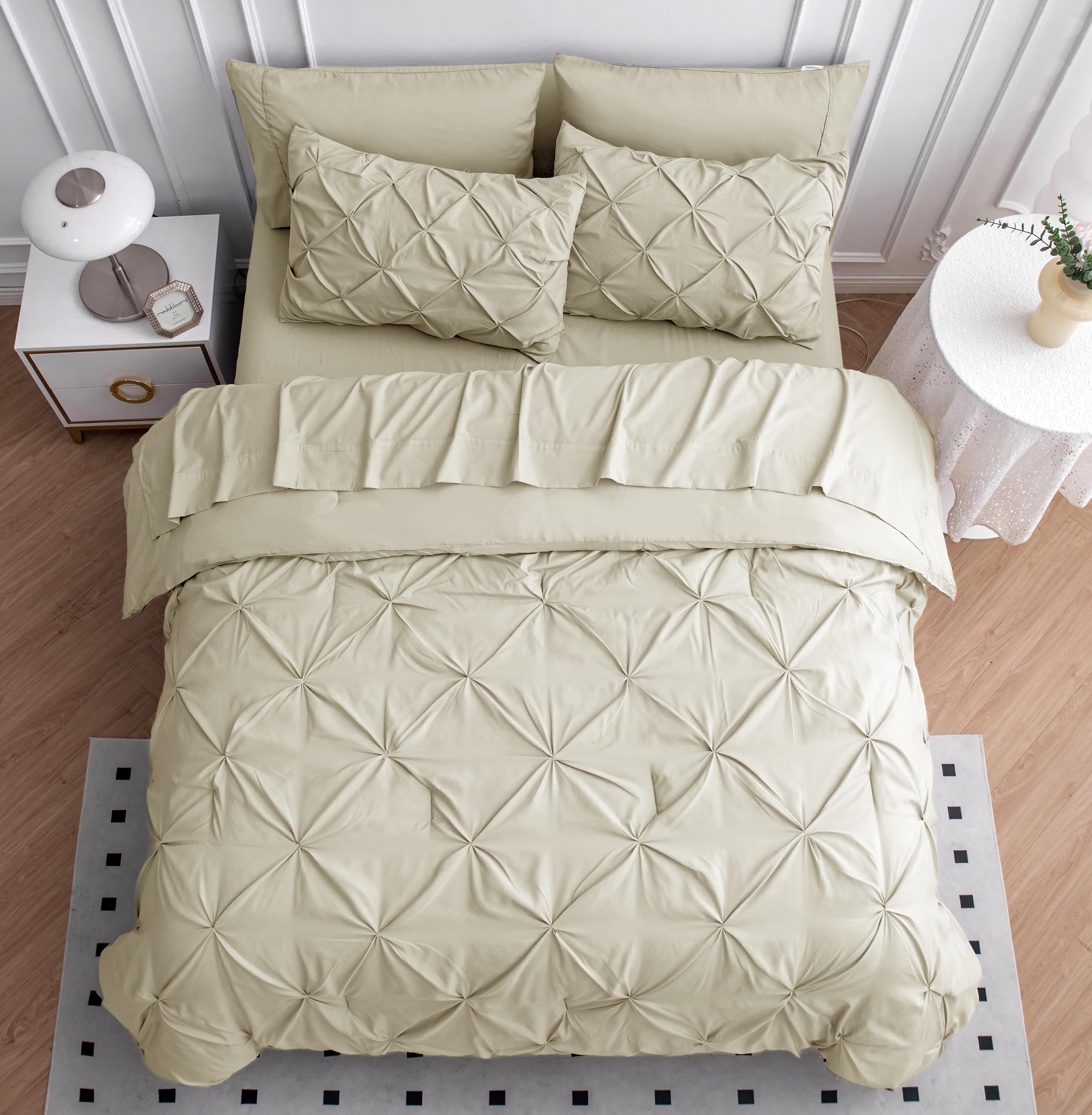 Foto 5 pulgar | Juego De Edredón Lane Linen De Tamaño Completo Con Sábanas Y Fundas De Almohada - Venta Internacional.