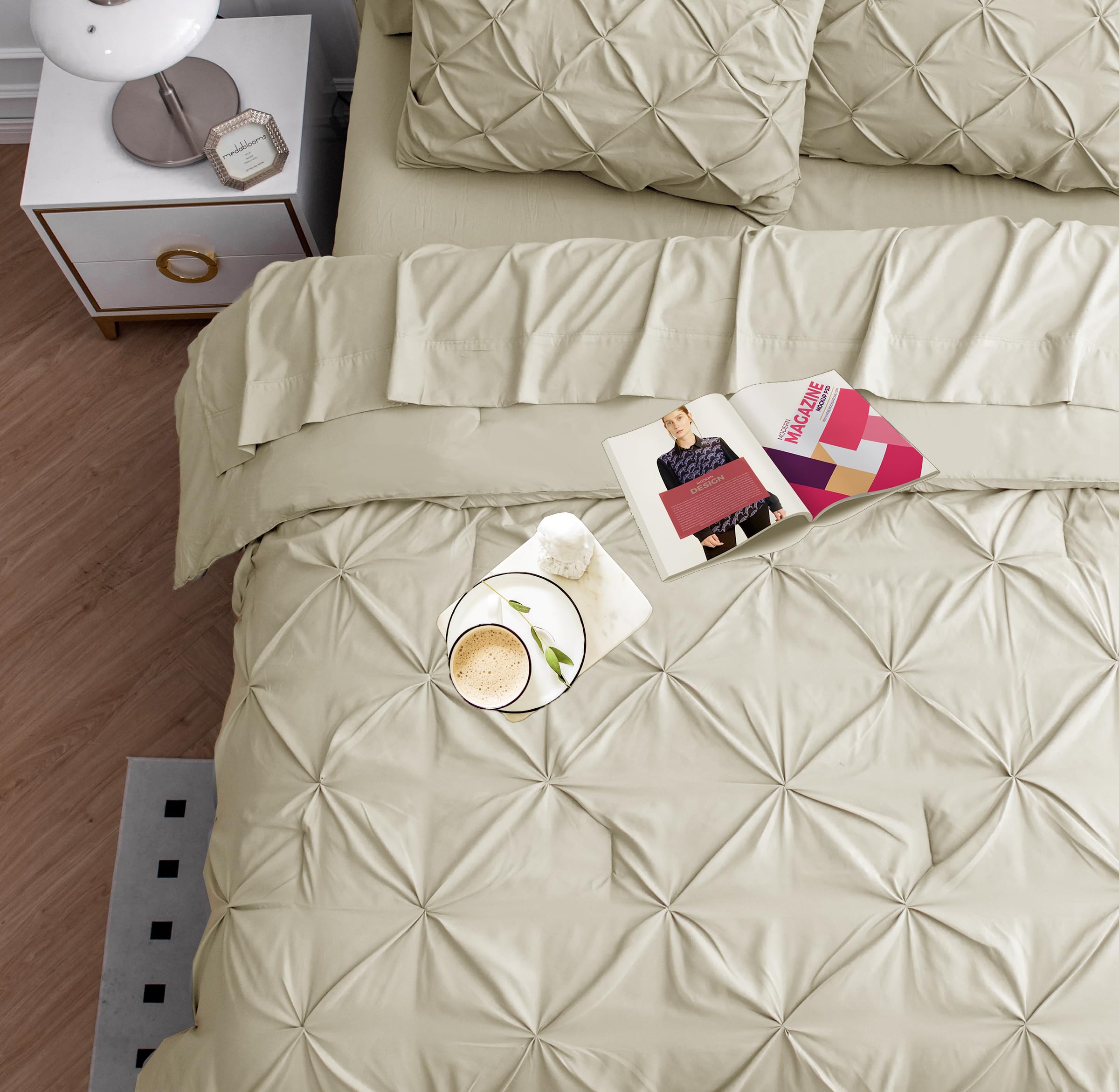 Foto 6 pulgar | Juego De Edredón Lane Linen De Tamaño Completo Con Sábanas Y Fundas De Almohada - Venta Internacional.