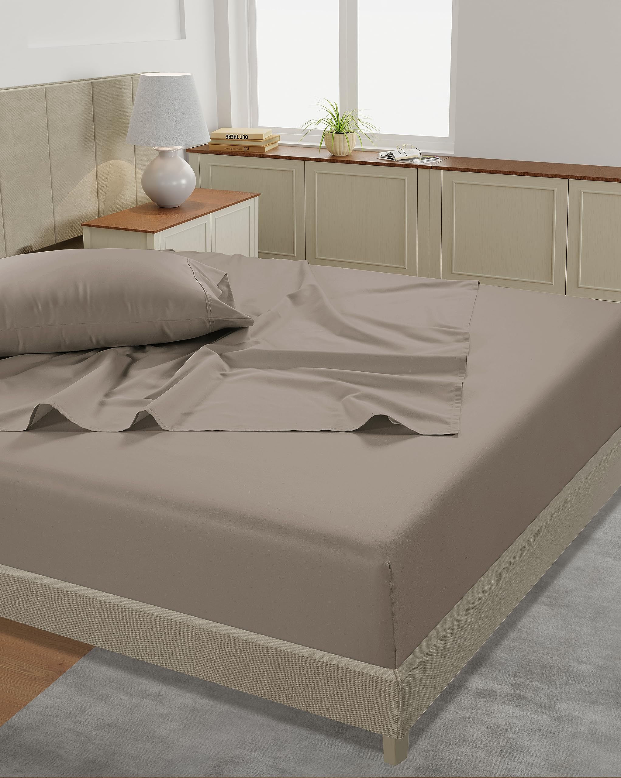 Foto 4 | Juego De Sábanas Lane Linen, Tamaño King, 450 Hilos, 100% Algodón - Venta Internacional.