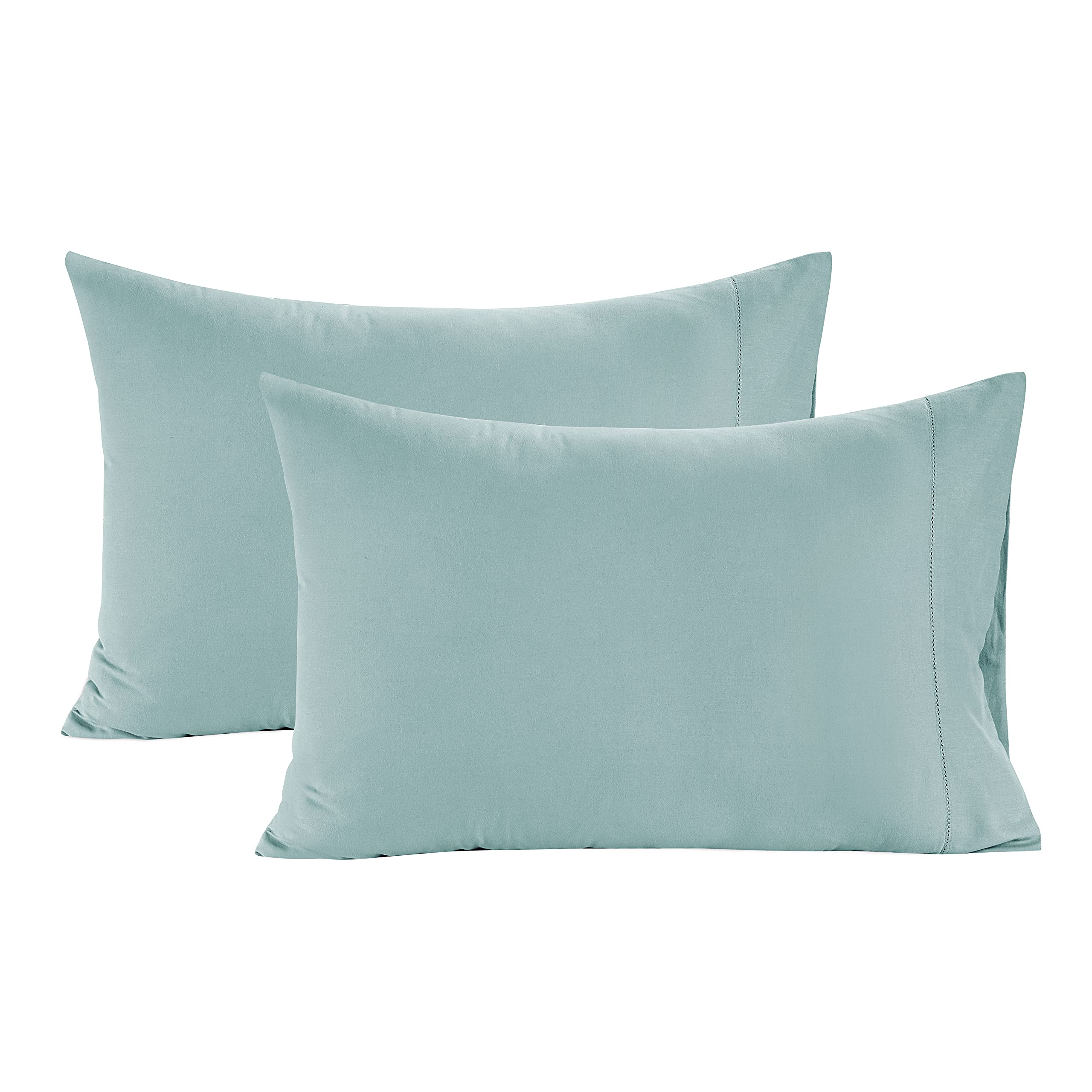 Juego De Fundas De Almohada King Size Lane Linen 100% Algodón Orgánico - Venta Internacional.