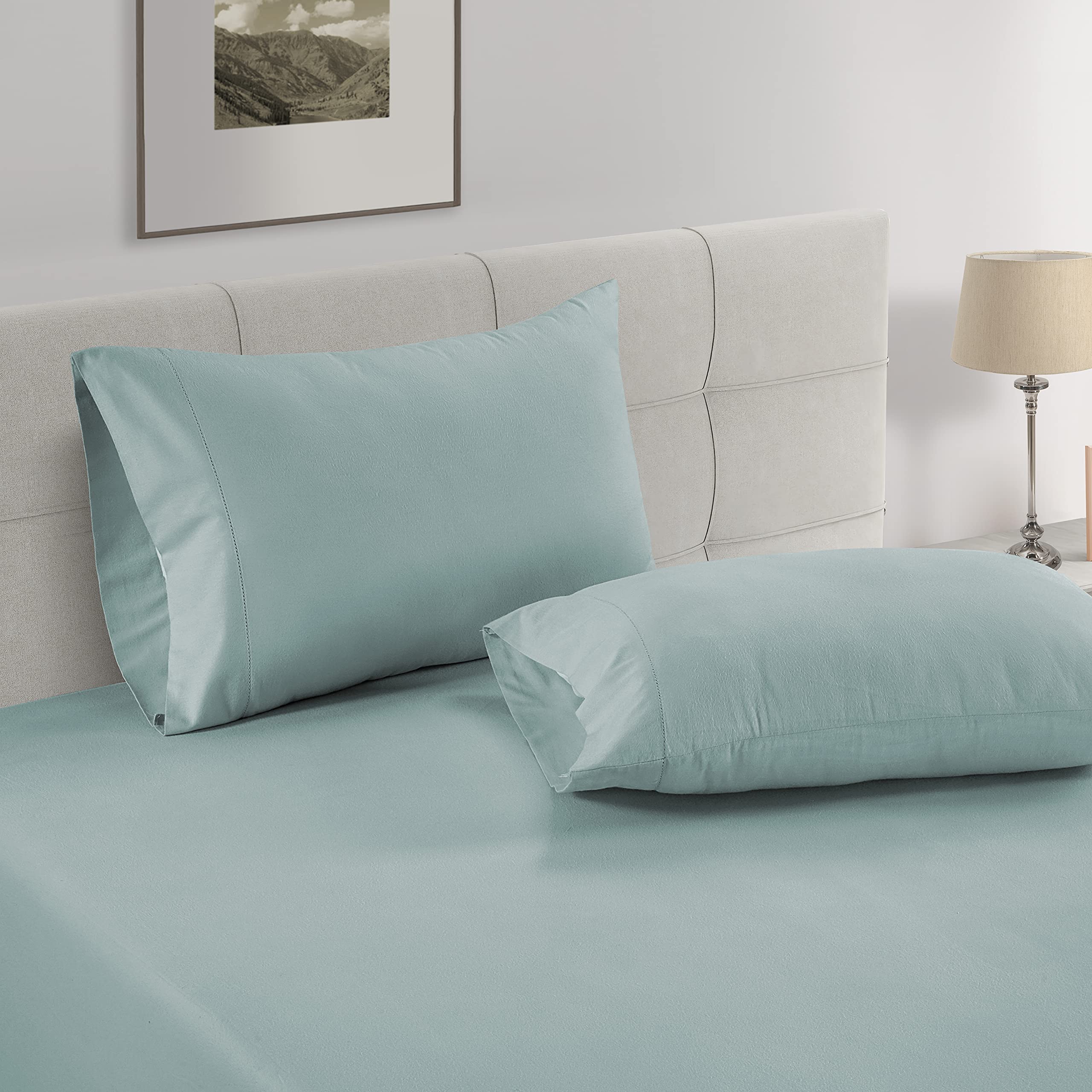 Foto 2 | Juego De Fundas De Almohada King Size Lane Linen 100% Algodón Orgánico - Venta Internacional.