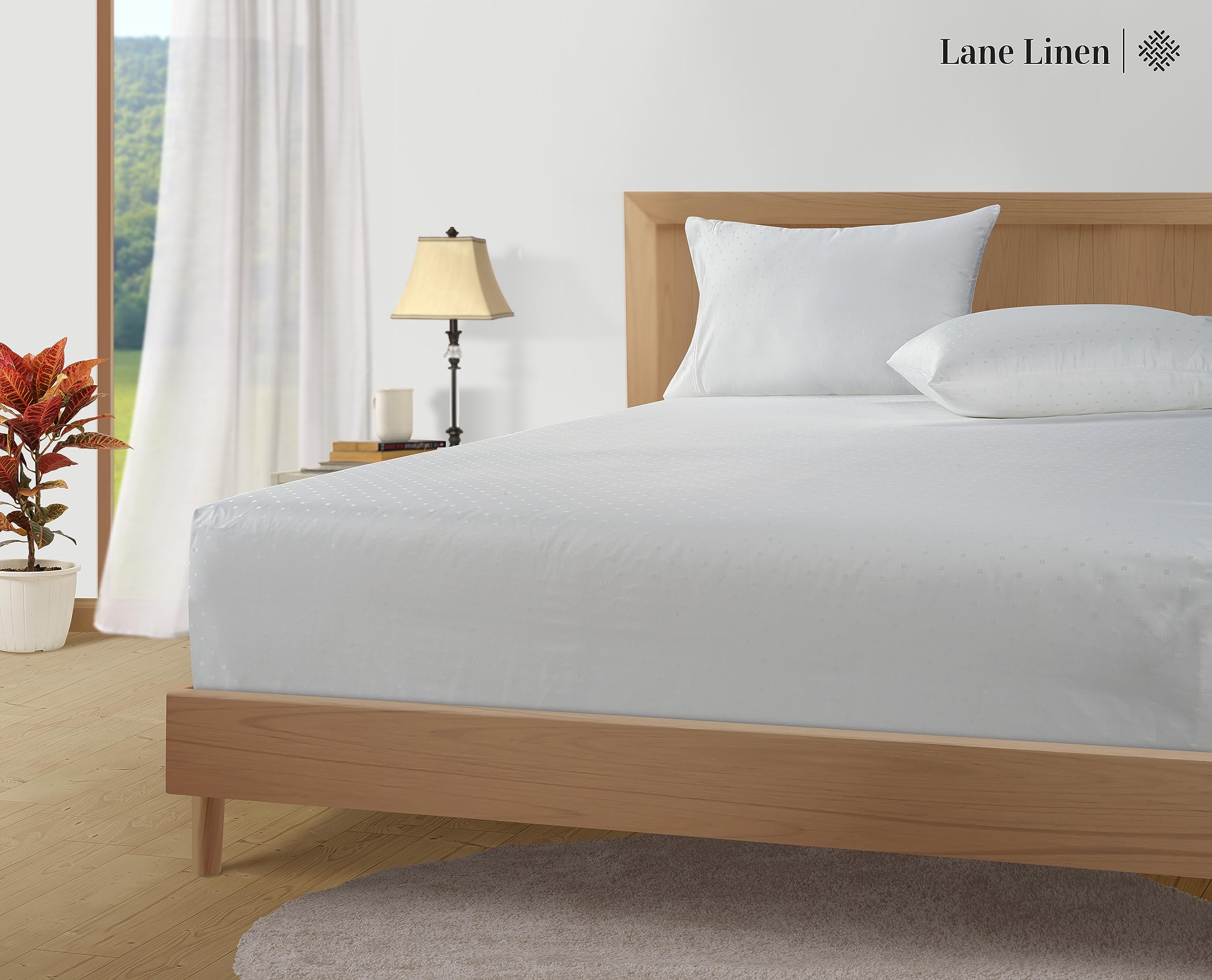Foto 6 | Sábanas Lane Linen De Lujo, 100% Algodón Egipcio, 1000 Hilos, Completas - Venta Internacional.