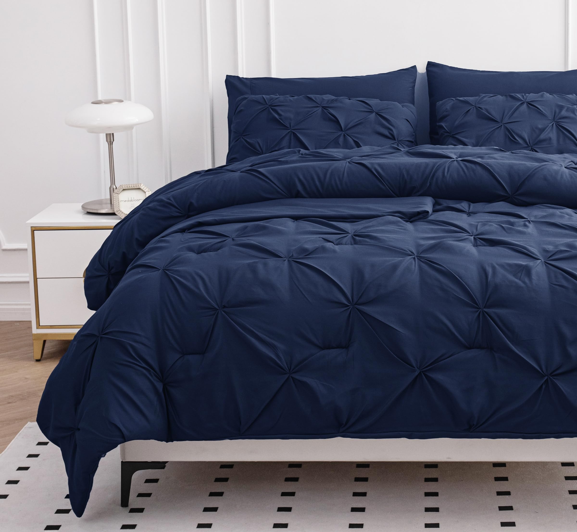 Foto 4 pulgar | Juego De Edredón Lane Linen Queen Con Sábanas, 7 Piezas, Cama En Bolsa - Venta Internacional.