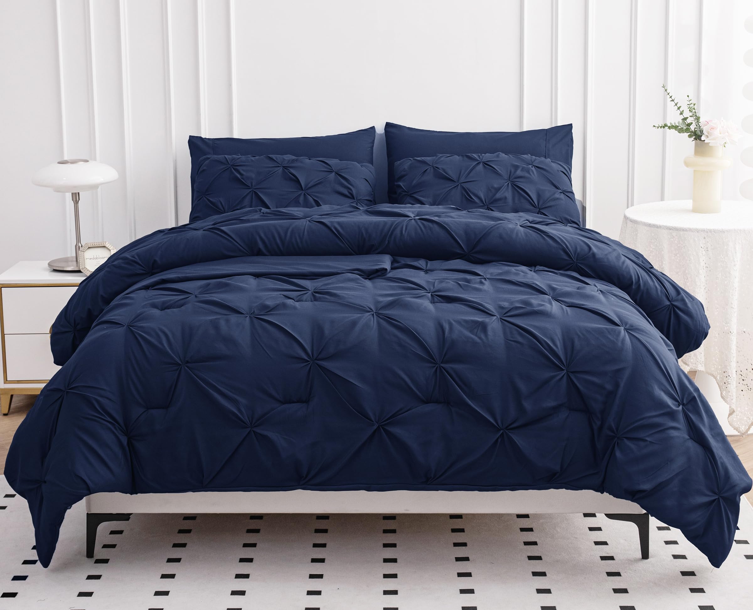 Foto 5 pulgar | Juego De Edredón Lane Linen Queen Con Sábanas, 7 Piezas, Cama En Bolsa - Venta Internacional.