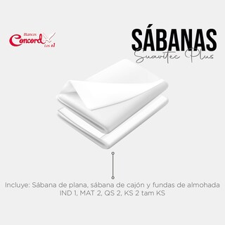 Foto 3 | Juego Sábanas Suavitec Plus Negro Matrimonial Concord