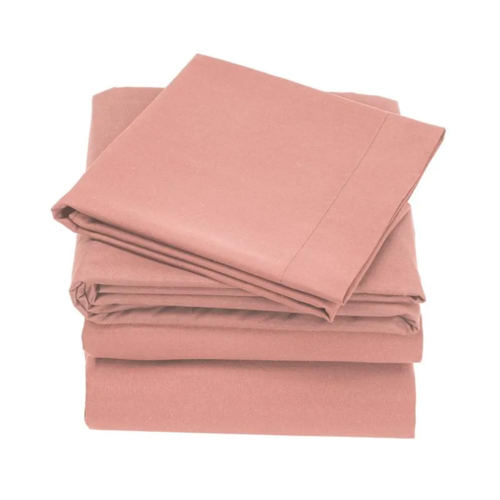 Juego Sábanas Concord Suavitec Plus Deep Rose King Size