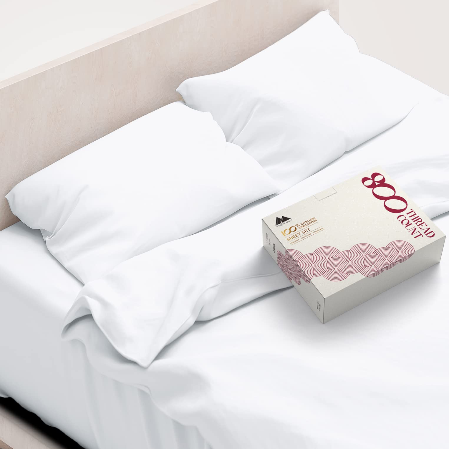 Juego De Sábanas Mayfair Linen De Algodón Egipcio De 800 Hilos - Venta Internacional.
