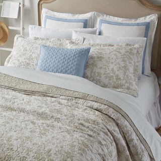 Foto 3 | Set De Edredón Reversible De Algodón Laura Ashley, Doble - Venta Internacional.