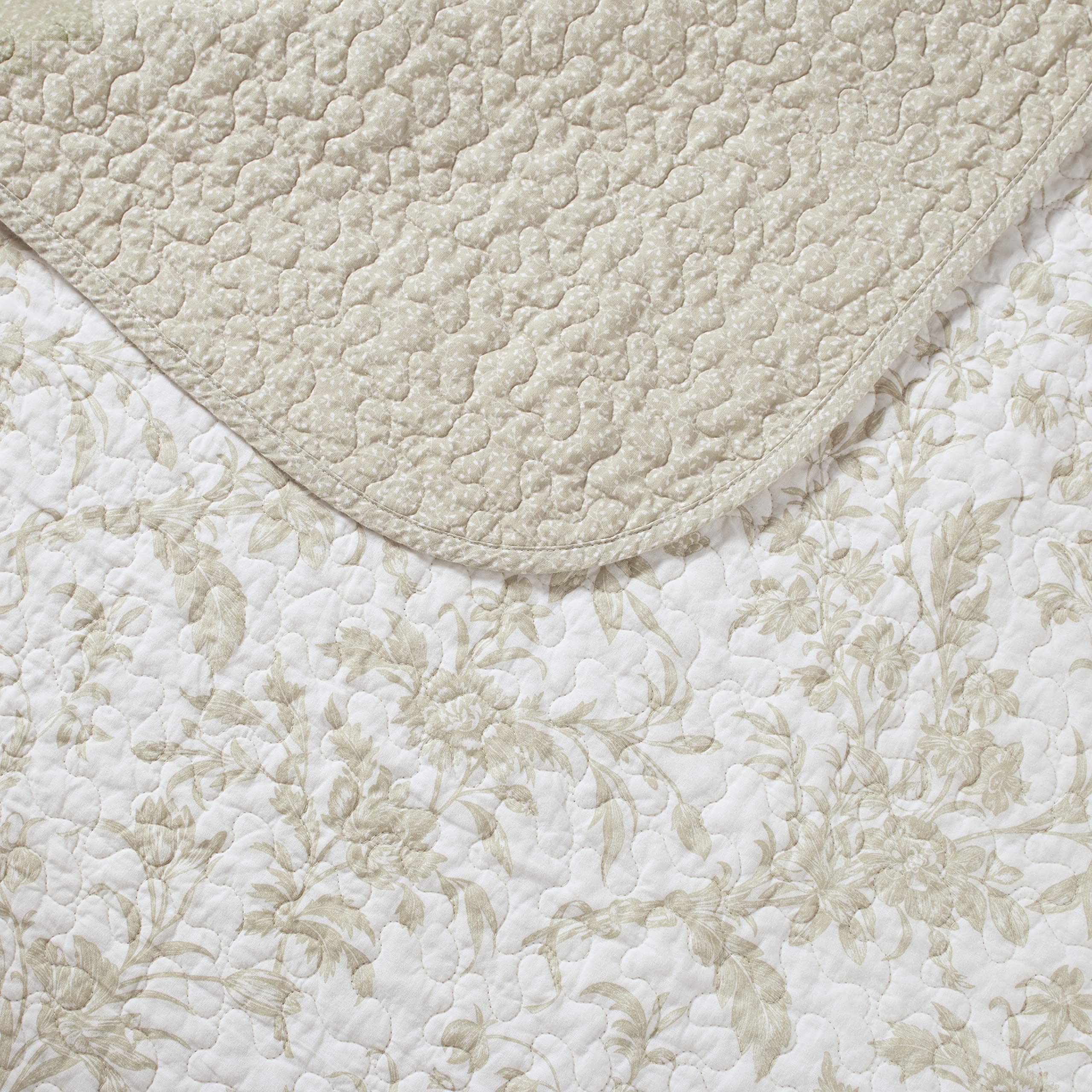 Foto 7 | Set De Edredón Reversible De Algodón Laura Ashley, Doble - Venta Internacional.
