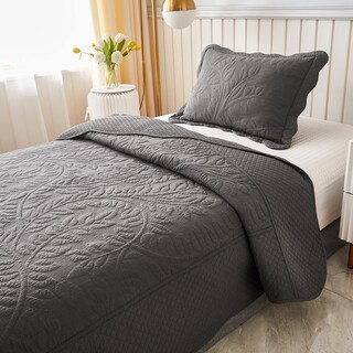 Foto 2 | Juego De Colcha Marcielo, 100% Algodón, Doble Con Colcha Bordada - Venta Internacional.