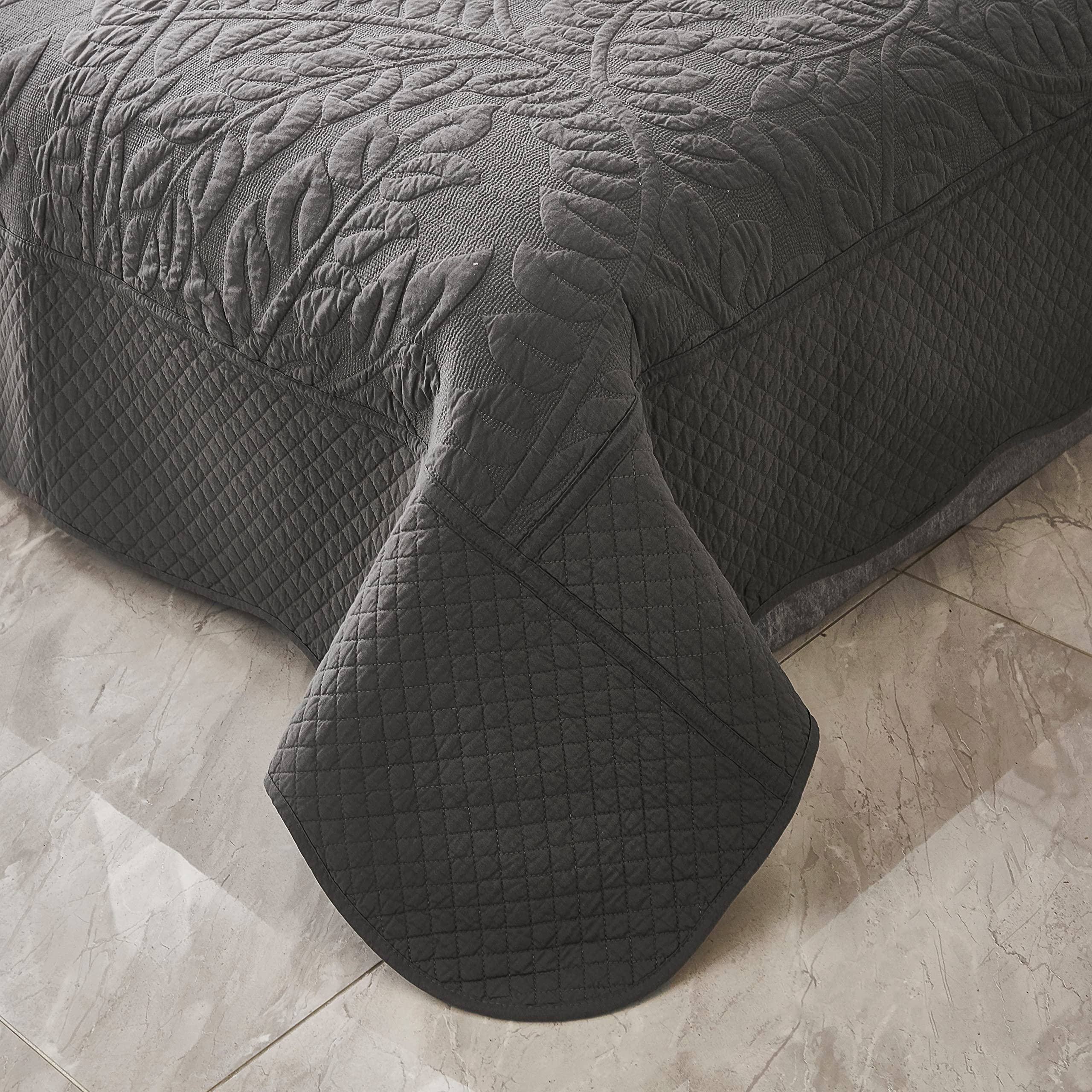 Foto 5 pulgar | Juego De Colcha Marcielo, 100% Algodón, Doble Con Colcha Bordada - Venta Internacional.