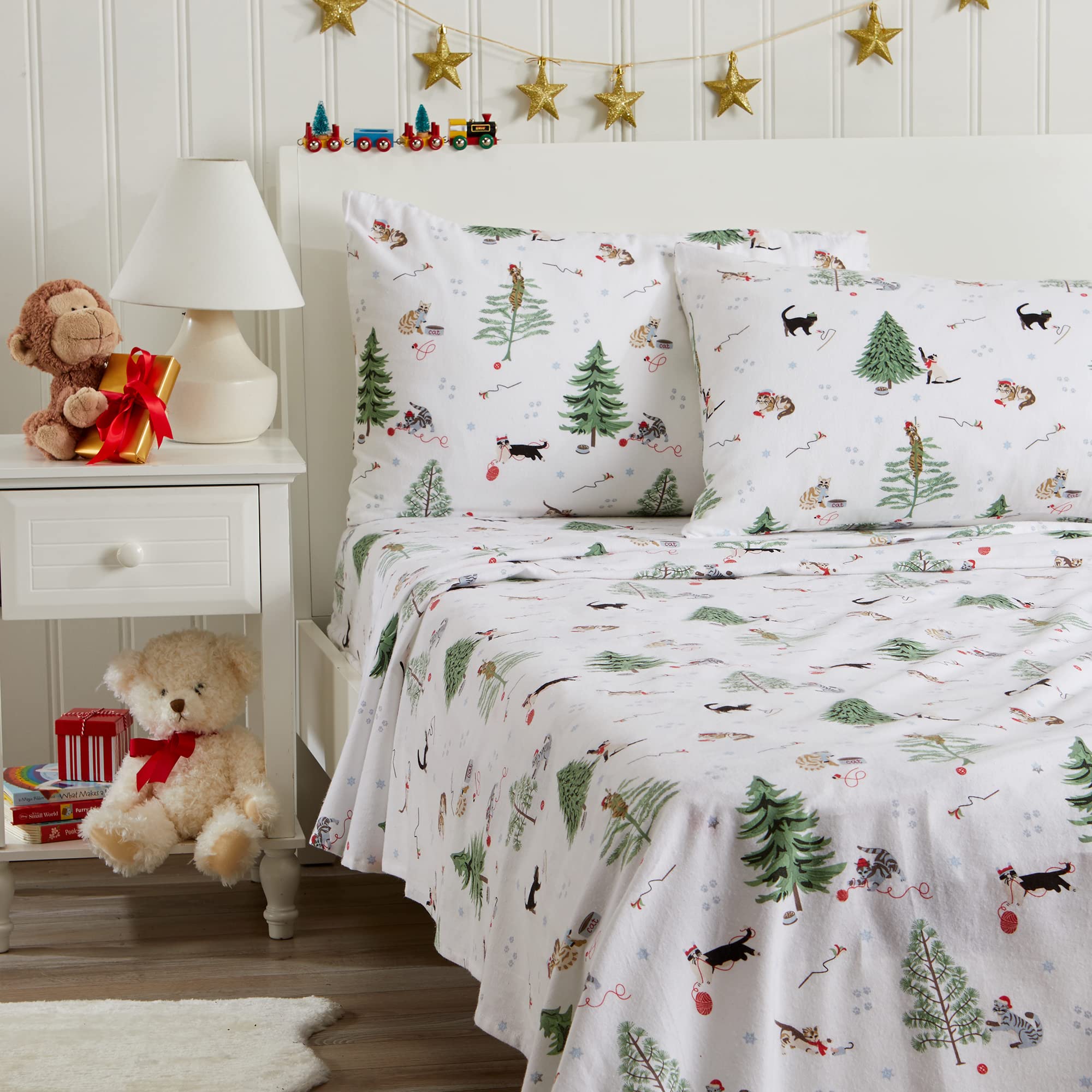 Foto 6 | Juego De Sábanas Great Bay Home Velvet Plush Micropolar - Venta Internacional.