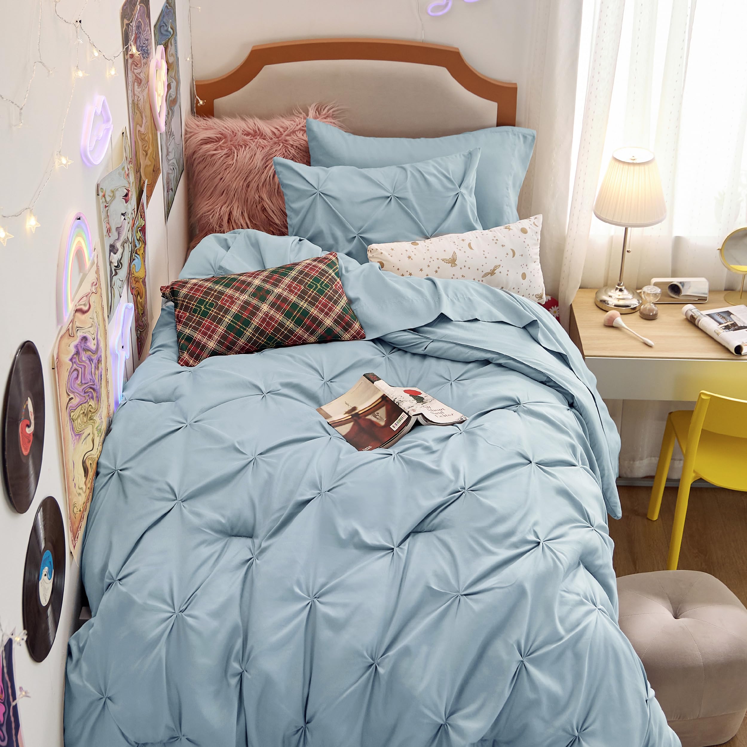 Foto 3 | Juego De Edredón Bedsure Twin/twin Xl Con Sábanas, 5 Piezas - Venta Internacional.