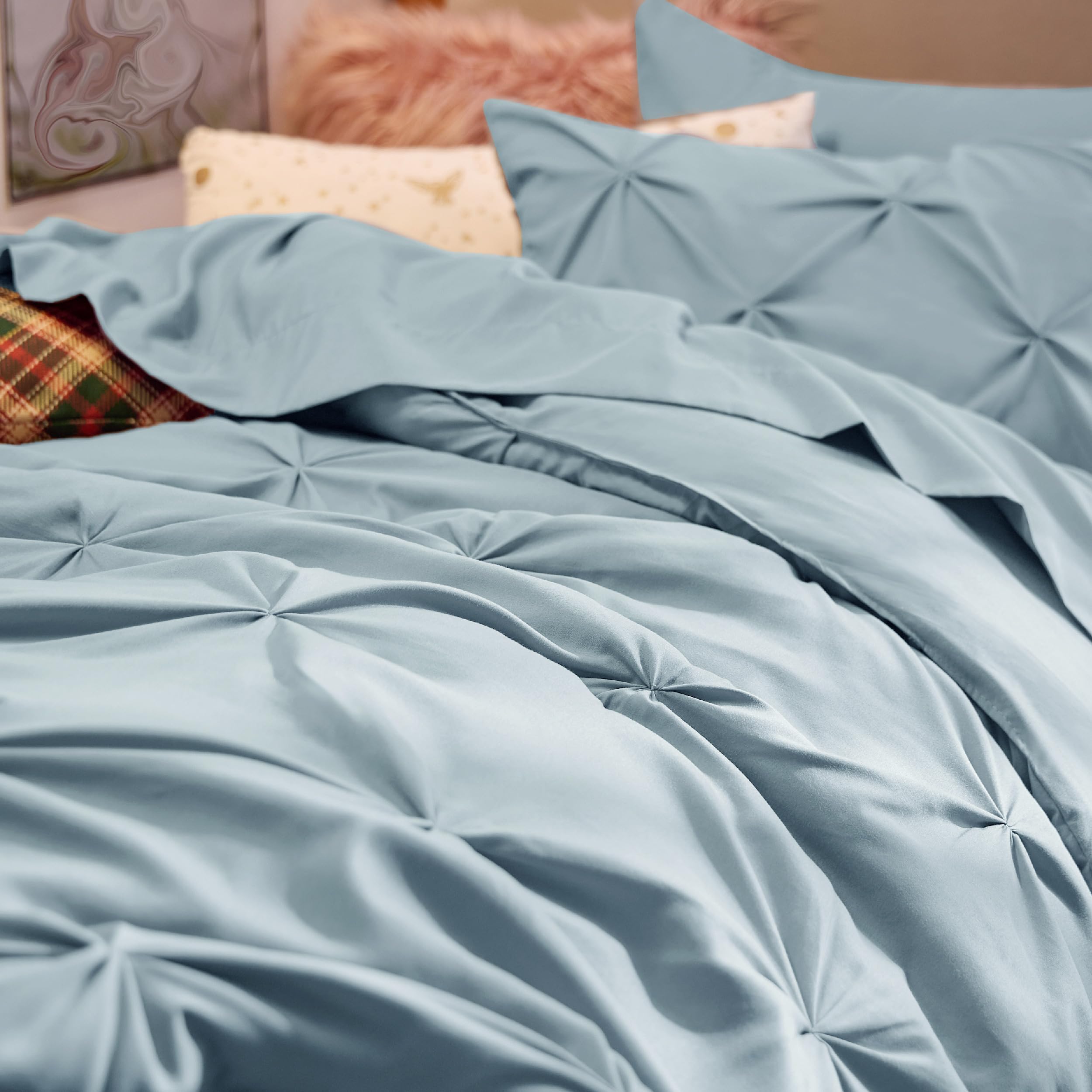 Foto 6 pulgar | Juego De Edredón Bedsure Twin/twin Xl Con Sábanas, 5 Piezas - Venta Internacional.