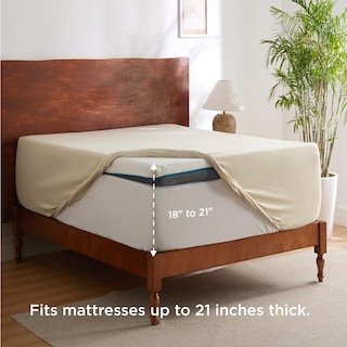 Foto 2 | Juego De Sábanas Bedsure Deep Pocket Queen Con Capacidad Para Absorber La Humedad - Venta Internacional.