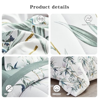 Foto 4 | Juego de Edredón Bed In a Bag King Verde con Sábanas 7 Piezas - Venta Internacional