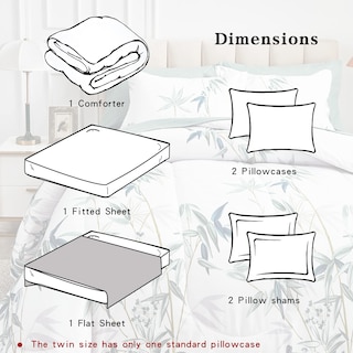 Foto 6 | Juego de Edredón Bed In a Bag King Verde con Sábanas 7 Piezas - Venta Internacional
