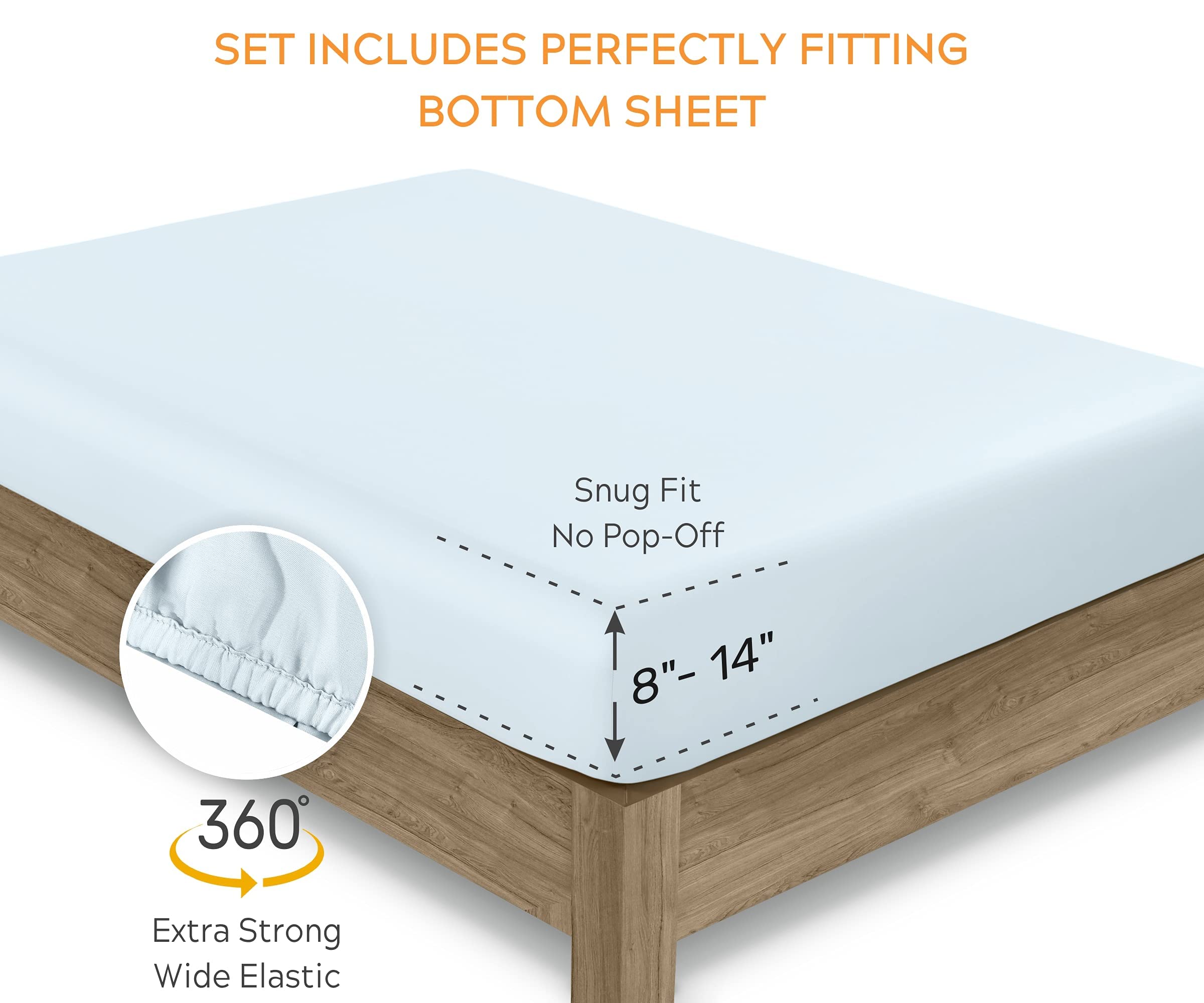 Foto 6 | Juego De Sábanas Sleep Mantra, 100% Algodón Orgánico California Ki - Venta Internacional.