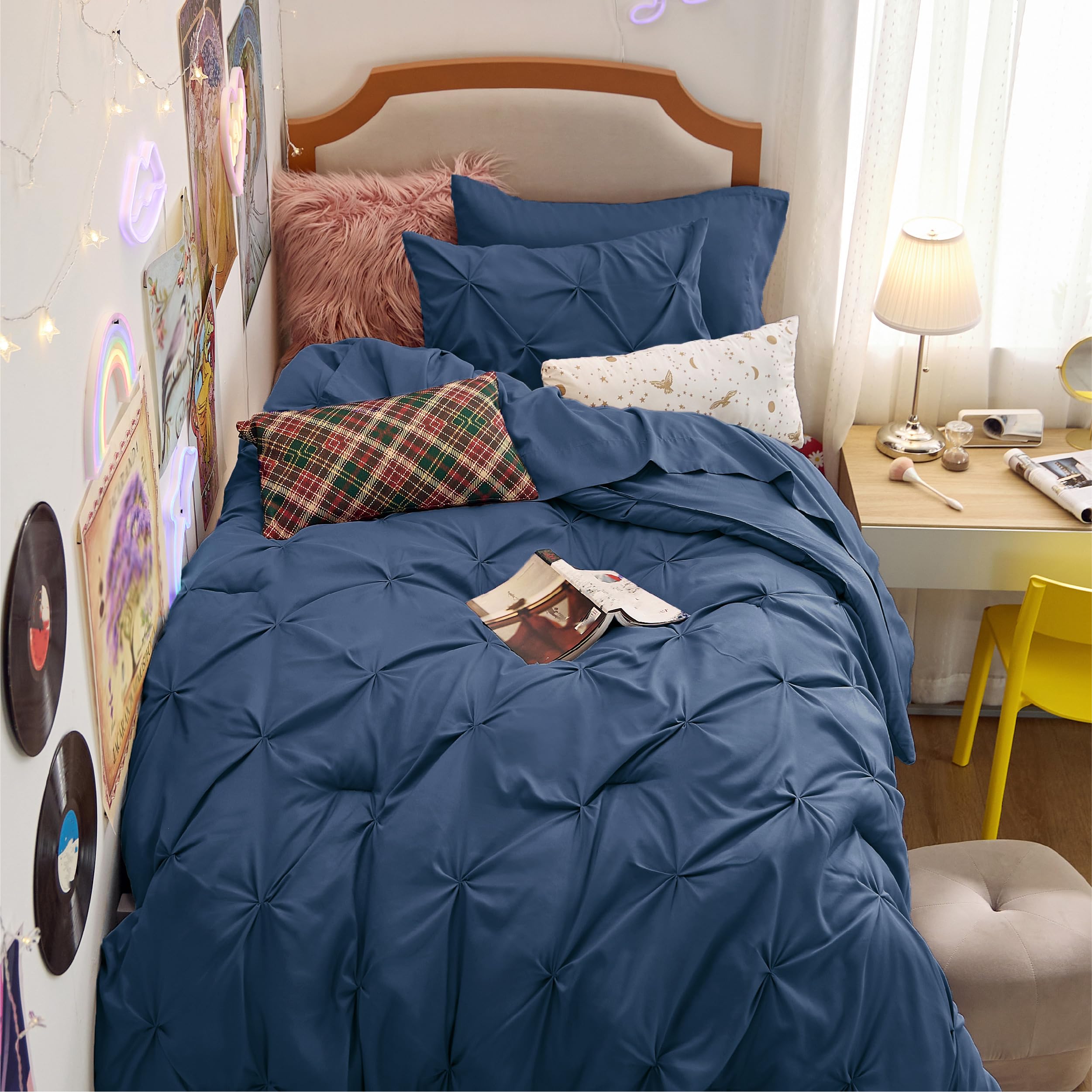 Foto 4 pulgar | Juego De Edredón Bedsure Twin/twin Xl Con Sábanas, 5 Piezas - Venta Internacional.