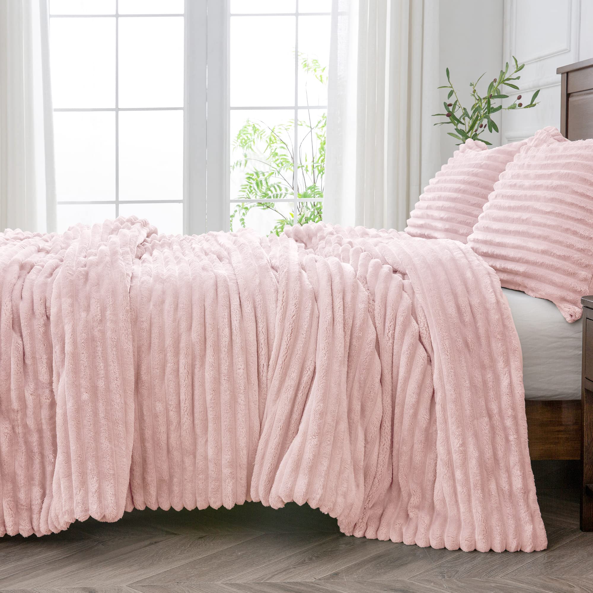 Foto 3 pulgar | Juego de Edredón Bedelite Fleece Queen con 2 Fundas de Almohada - Venta Internacional