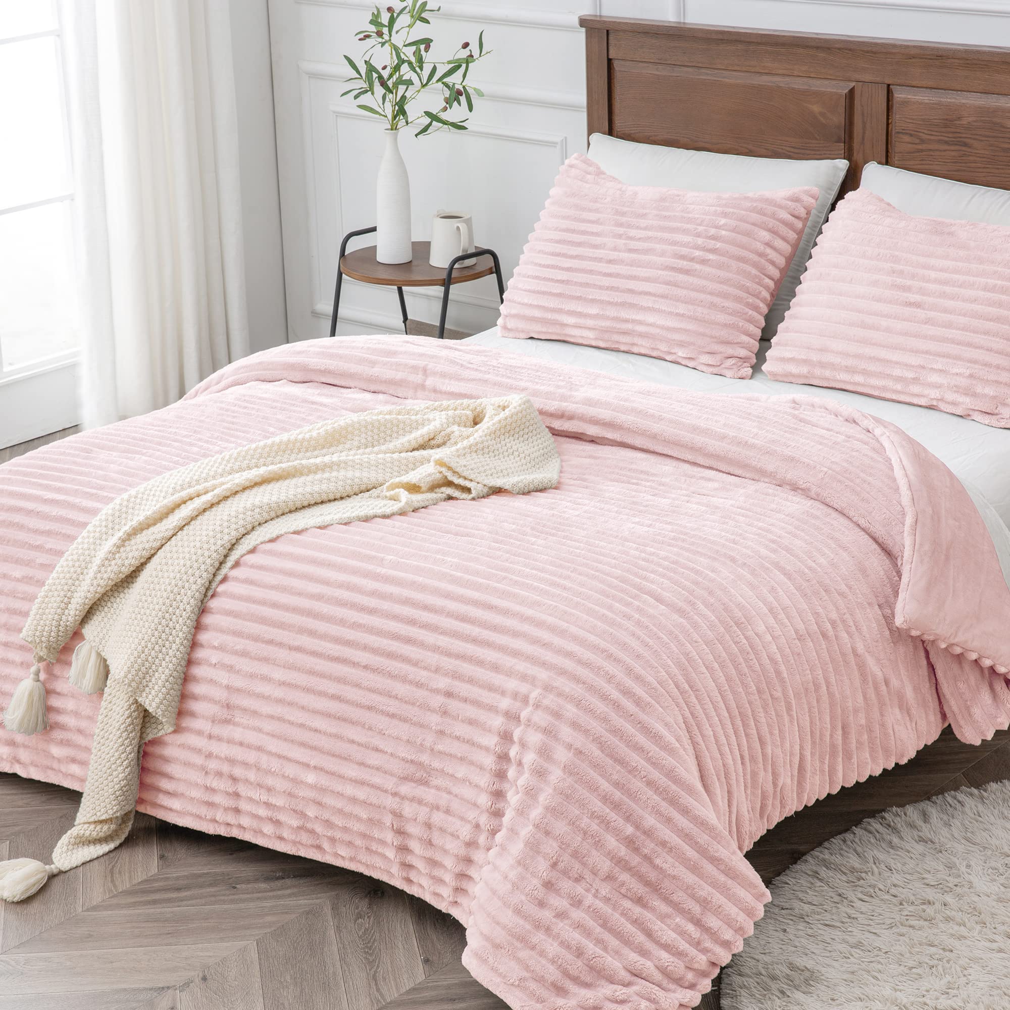 Foto 4 pulgar | Juego de Edredón Bedelite Fleece Queen con 2 Fundas de Almohada - Venta Internacional