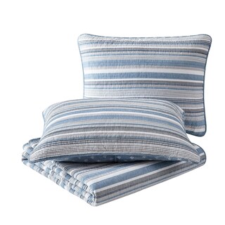 Foto 6 | Set De Colcha Nautica King Jettison De Algodón, Color Gris Y - Venta Internacional.