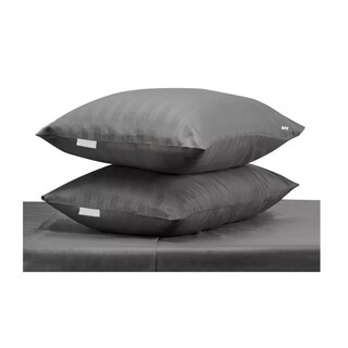 Foto 2 | Juego de Sabanas Matrimonial Egipcian Premium 2800 Hilos 4 Piezas Gris Oscuro