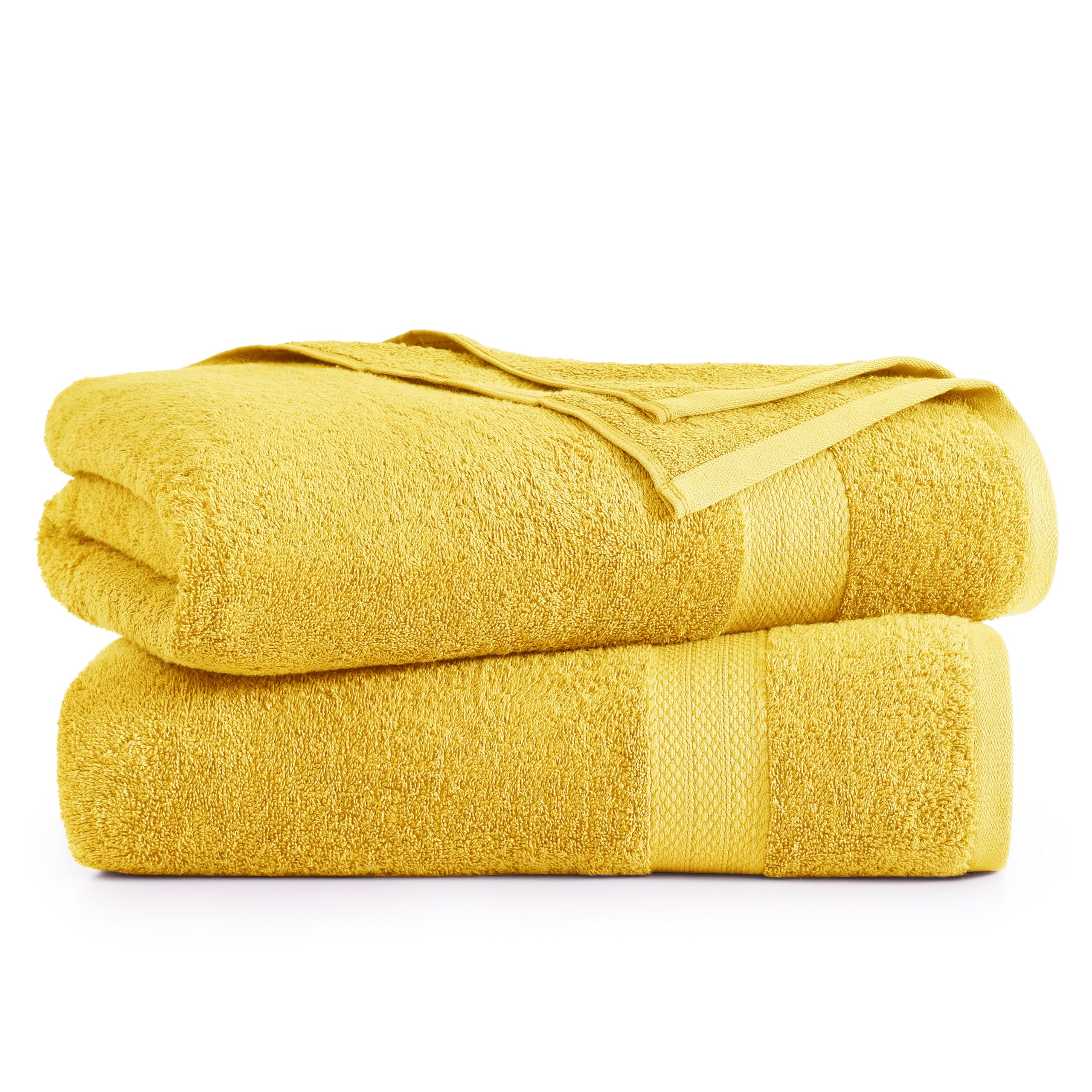 Foto 2 | Juego De Toallas De Baño Lane Linen, 100% Algodón, 35 X 66 Cm, 2 Unidades, Mimosa - Venta Internacional.