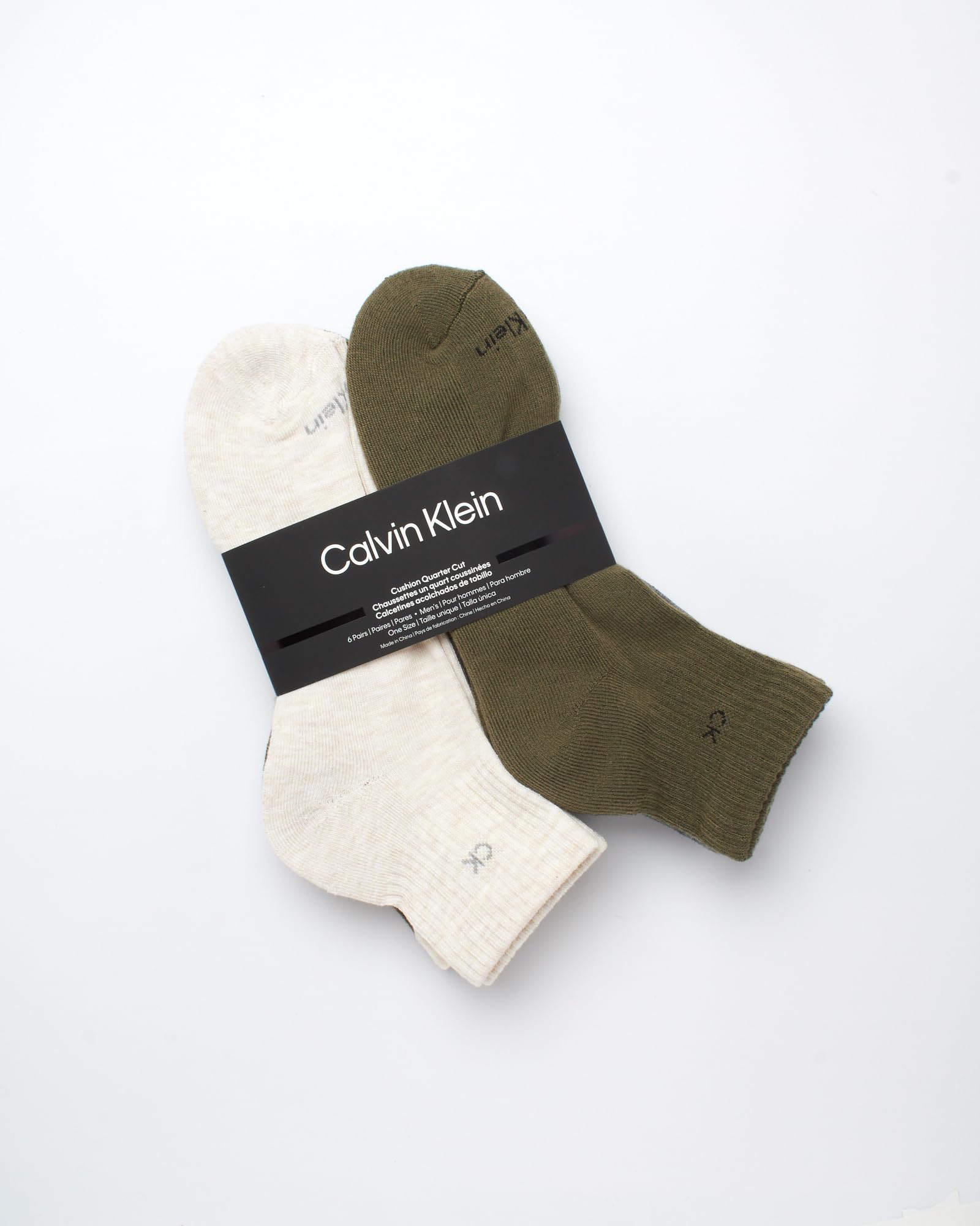 Foto 3 pulgar | Calcetines Deportivos Calvin Klein Acolchados Por Encima Del Tobillo, Paquete De 6 - Venta Internacional.