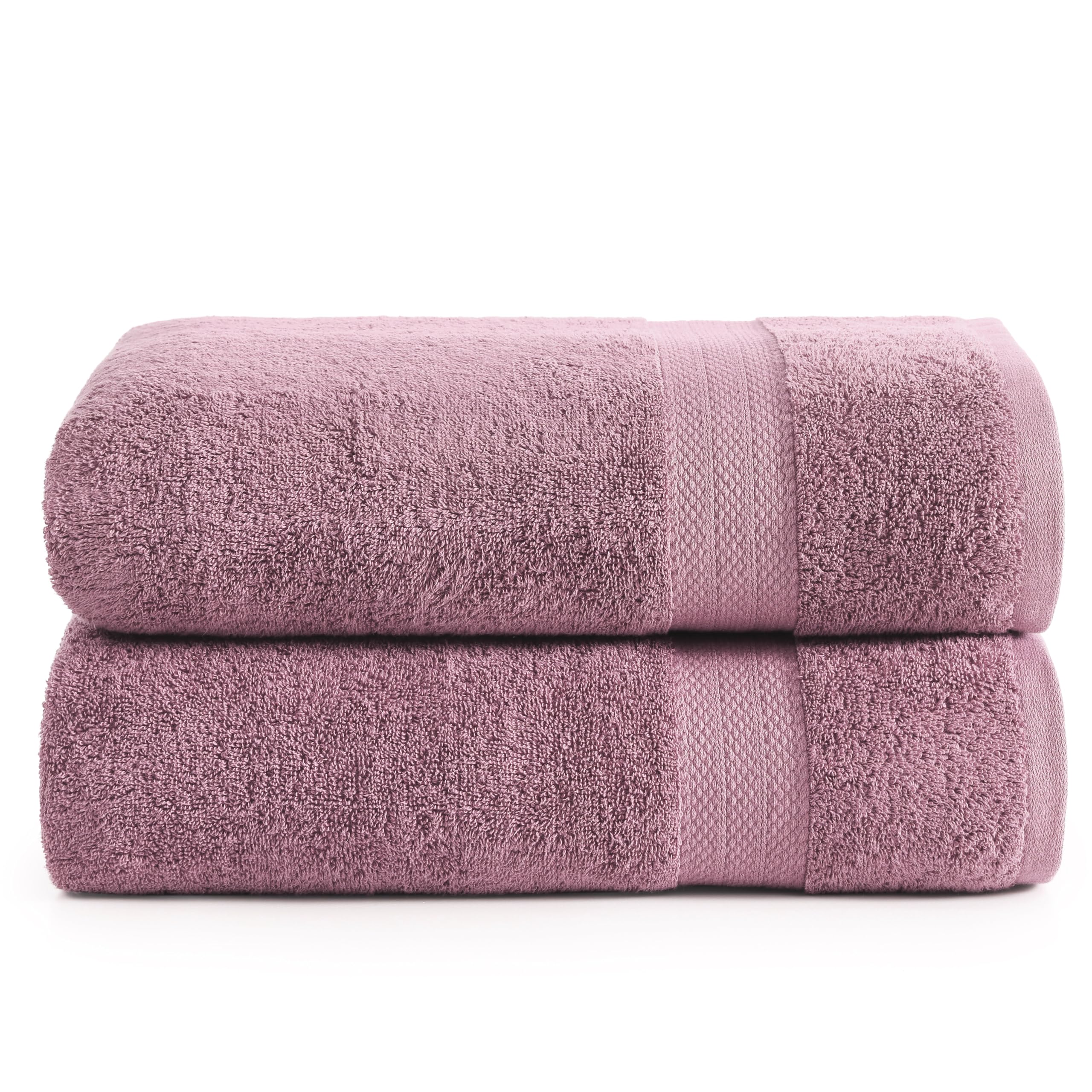 Juego De Toallas De Baño Lane Linen Wishful Mauve, 100% Algodón, 35 X 66 Cm, Paquete De 2 - Venta Internacional.