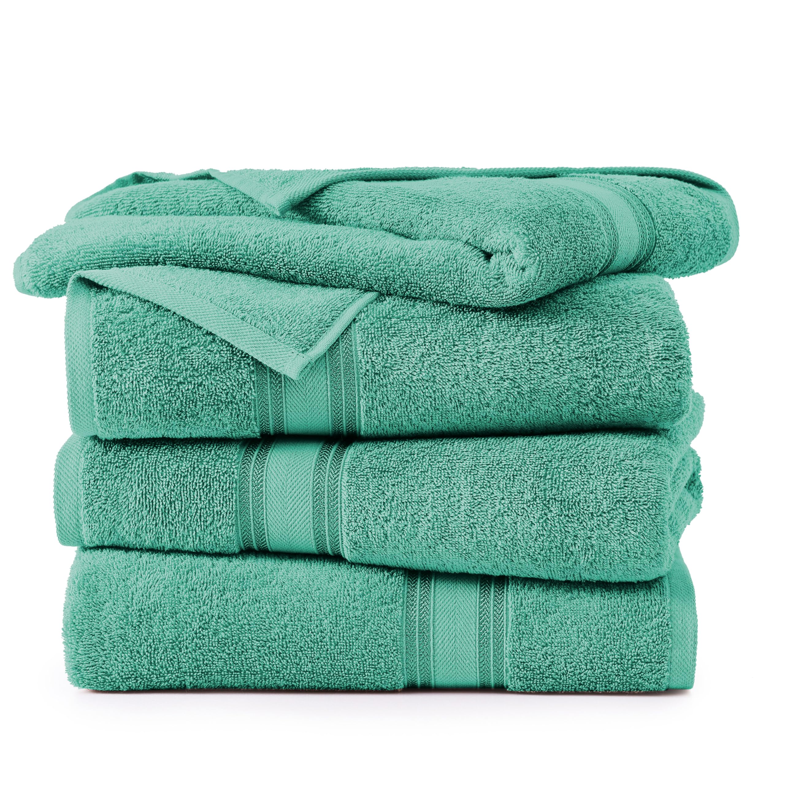 Foto 2 | Juego De Toallas De Baño Lane Linen, Algodón, Tamaño Grande, 4 Piezas - Venta Internacional.