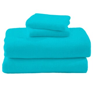 Foto 1 | Juego De Sabanas Polar Invernales Suaves Y Cálidas Para Las Noches Frías Matrimonial Baby Blue Kyuden Home